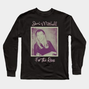 joni mitchell classic retro 80s Long Sleeve T-Shirt